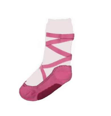 Sugar Plum Ballerina I Love Ballet Pink Socks